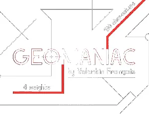 Geomaniac (free demo) font