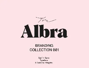 Albra Family font