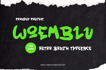 Woemblu font