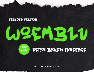 Woemblu font