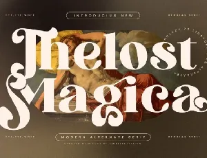 Thelost Magica font