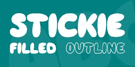 Stickie font