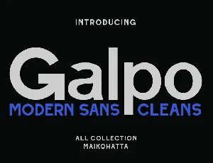 Galpo font