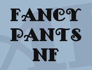 Fancy Pants NF font