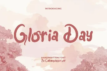 GloriaDayDemo font