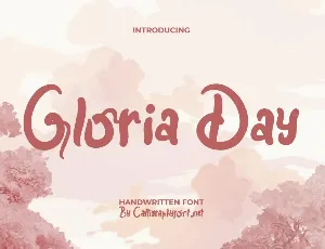 GloriaDayDemo font
