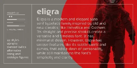 Eligra font