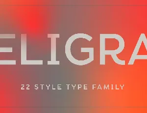 Eligra font