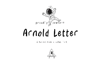 Arnold Letter- Demo font