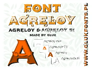 Agreloy font