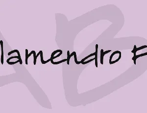 Alamendro FG font