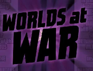 Worlds At War BB font