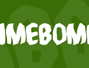 Timebomb font