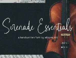 Serenade Essentials font