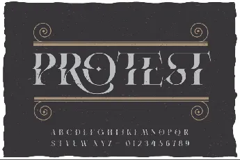 Protest font