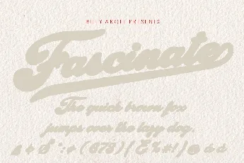 Fascinate font