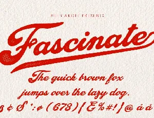 Fascinate font