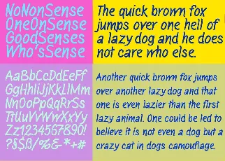 NoNonSense font