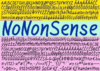 NoNonSense font