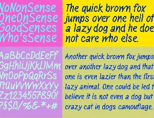 NoNonSense font