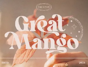 Great Mango font