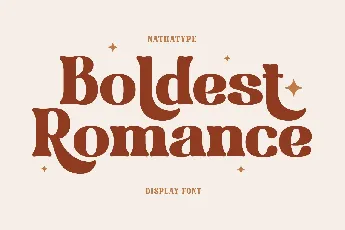 Boldest Romance font