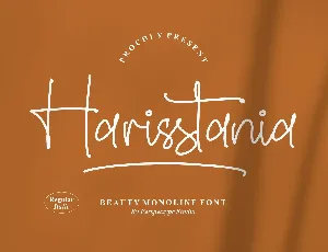 Harisstania font