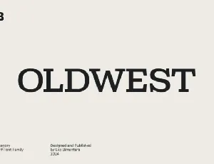 Oldwest font