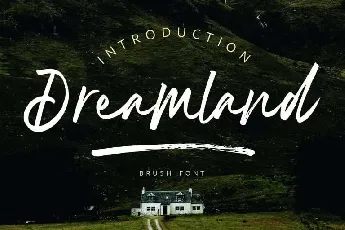 Dreamland Brush Free font