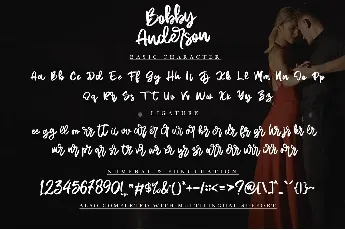 Bobby Anderson - Personal Use font