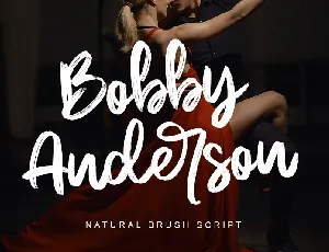 Bobby Anderson - Personal Use font