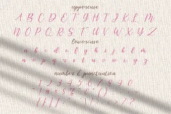 Romantic February font