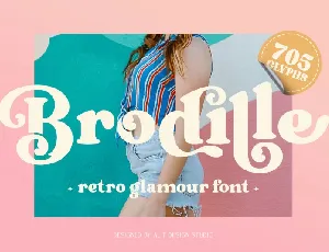 Brodille font