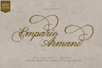 Empario Armani font