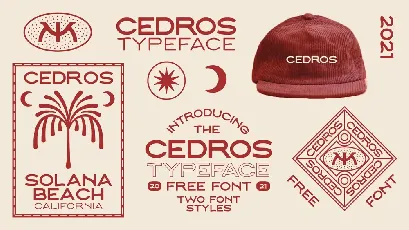 Cedros font