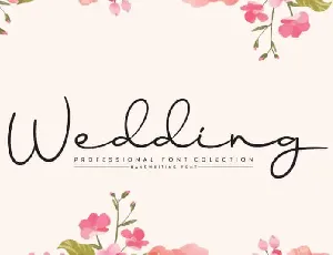 Wedding Handwritten font