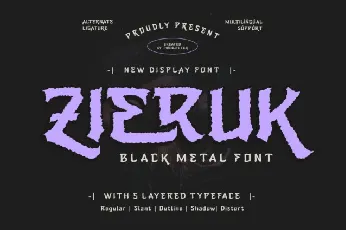 Zieruk font