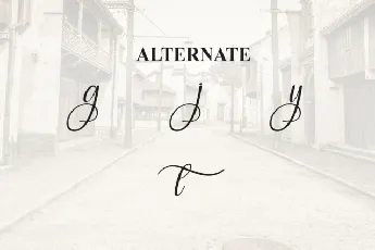 Vintage Calligraphy font