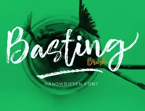 Basting font