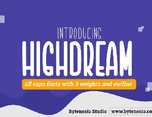 Highdream font