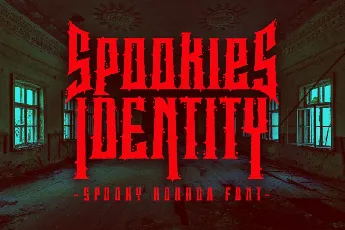 Spookies Identity font