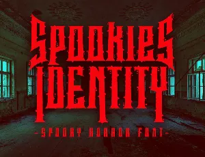 Spookies Identity font