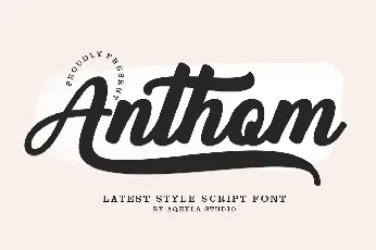 Anthom font