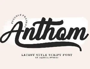 Anthom font