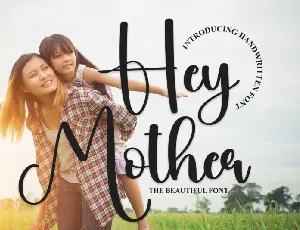 Hey Mother Script font