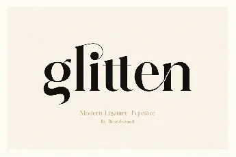 Glitten font