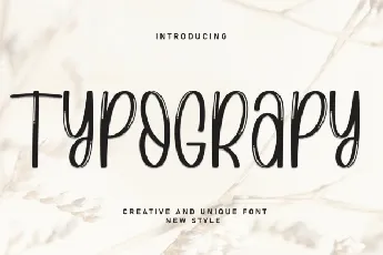 Typograpy font