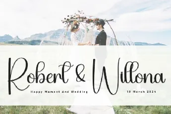 Justify Calligraphy font