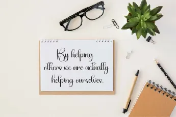 Justify Calligraphy font