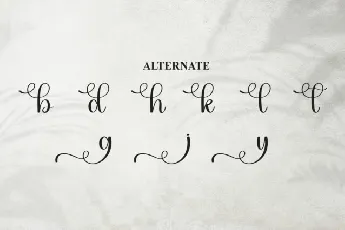 Justify Calligraphy font